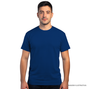 Camiseta manga curta, 100% algodão premium - Tradicional