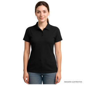 Camiseta manga curta, Polo, Piquet PA Premium - Baby Look