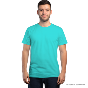 Camiseta manga curta, 100% algodão - Tradicional 